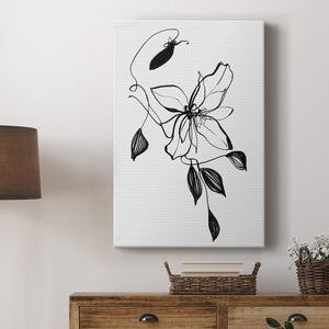 Wild Clematis I Premium Gallery Wrapped Canvas - Ready to Hang