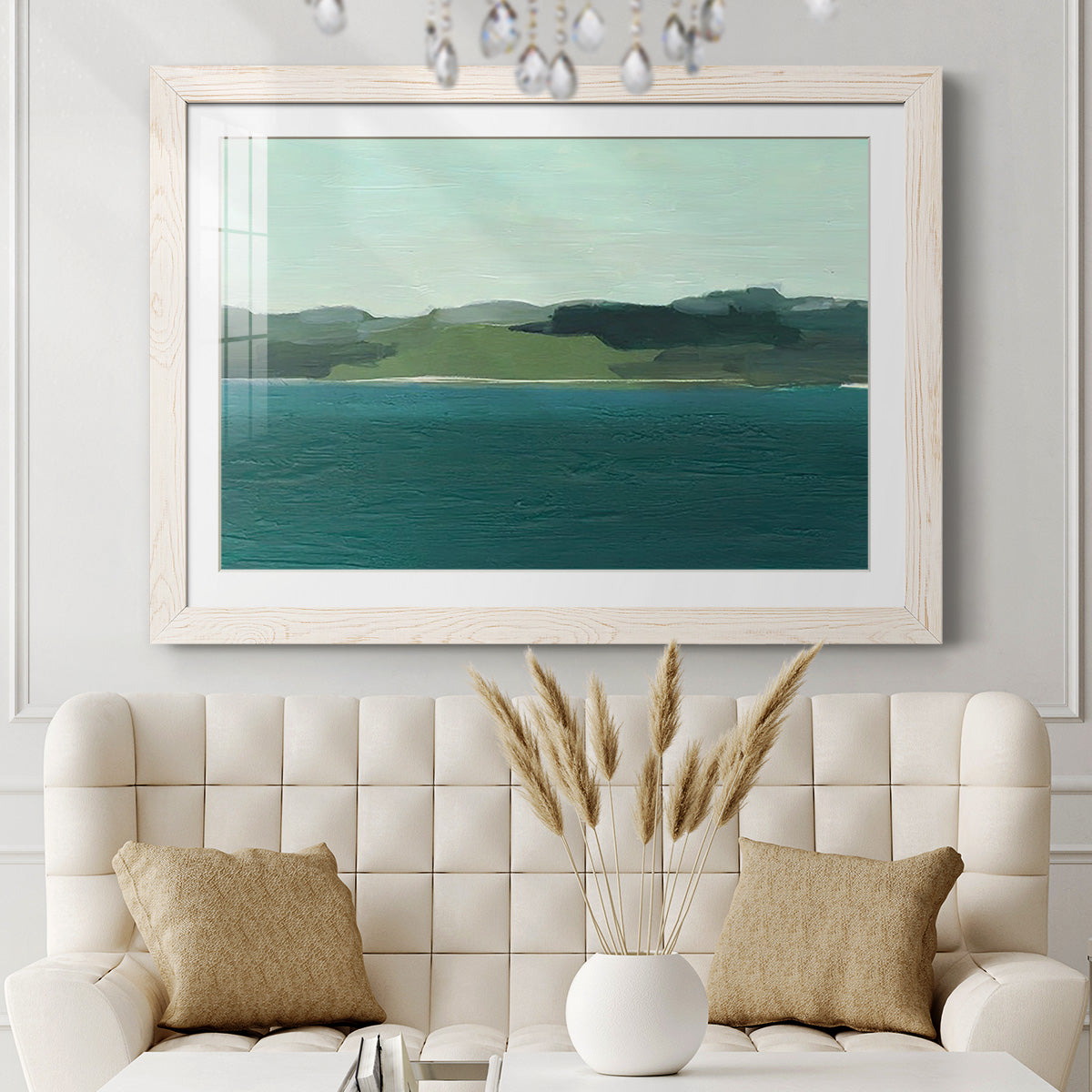 Calming Lake View I-Premium Framed Print - Ready to Hang