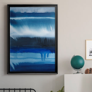 Deep Blue Shore II Premium Framed Print - Ready to Hang