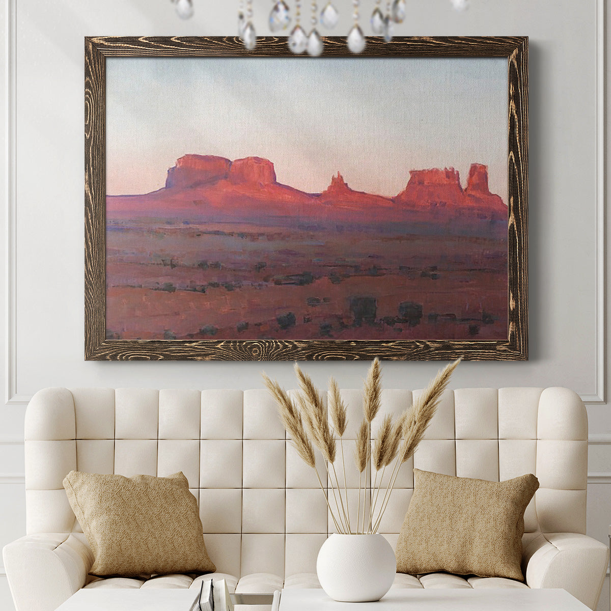 Red Rocks at Dusk II-Premium Framed Canvas - Ready to Hang