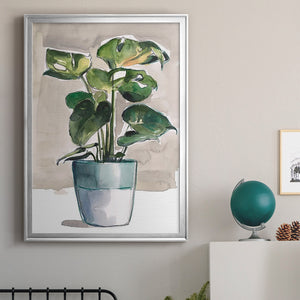 Potted Houseplant II Premium Framed Print - Ready to Hang
