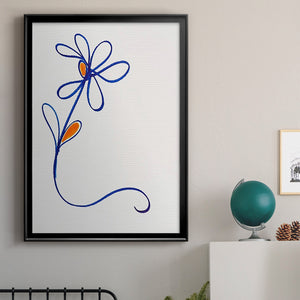 Wobbly Blooms I Premium Framed Print - Ready to Hang