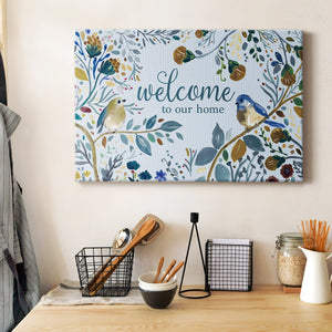 Welcome to Our Home Premium Gallery Wrapped Canvas - Ready to Hang