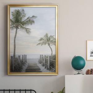 Palm Walk Premium Framed Print - Ready to Hang