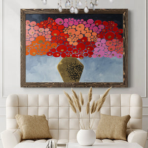 Red Poppies II-Premium Framed Canvas - Ready to Hang