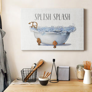Splish Splash Premium Gallery Wrapped Canvas - Ready to Hang