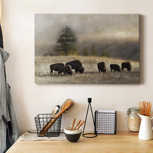 Ridge Grazing Premium Gallery Wrapped Canvas - Ready to Hang