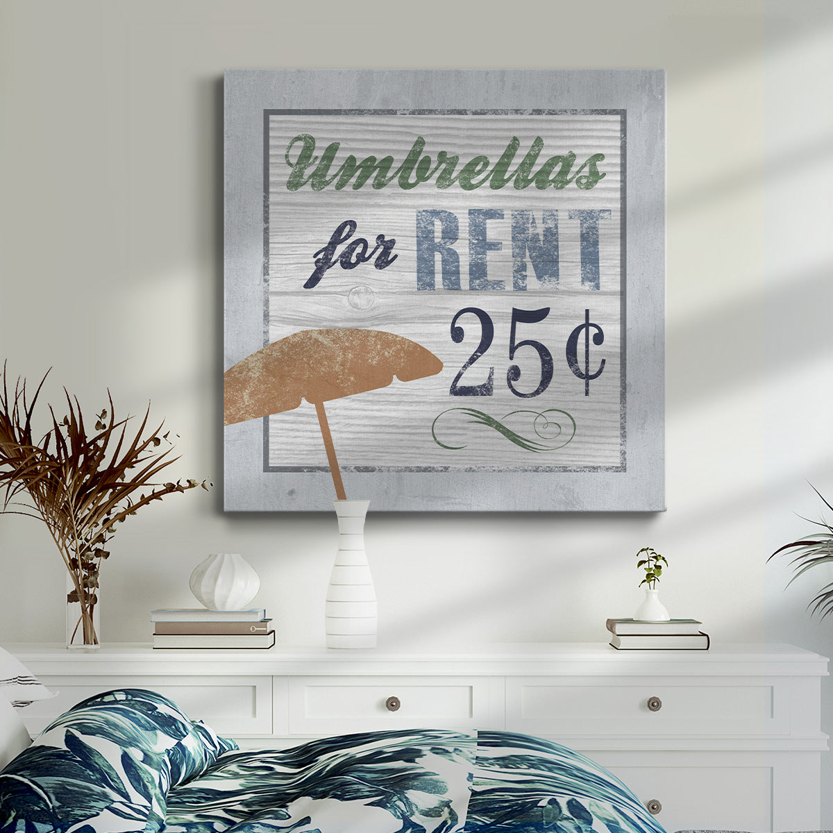 Beach Sign III-Premium Gallery Wrapped Canvas - Ready to Hang