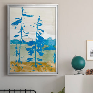 Cerulean Spruce I Premium Framed Print - Ready to Hang