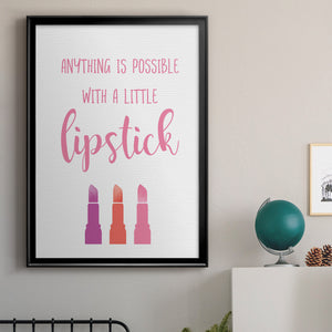 Little Lipstick Premium Framed Print - Ready to Hang