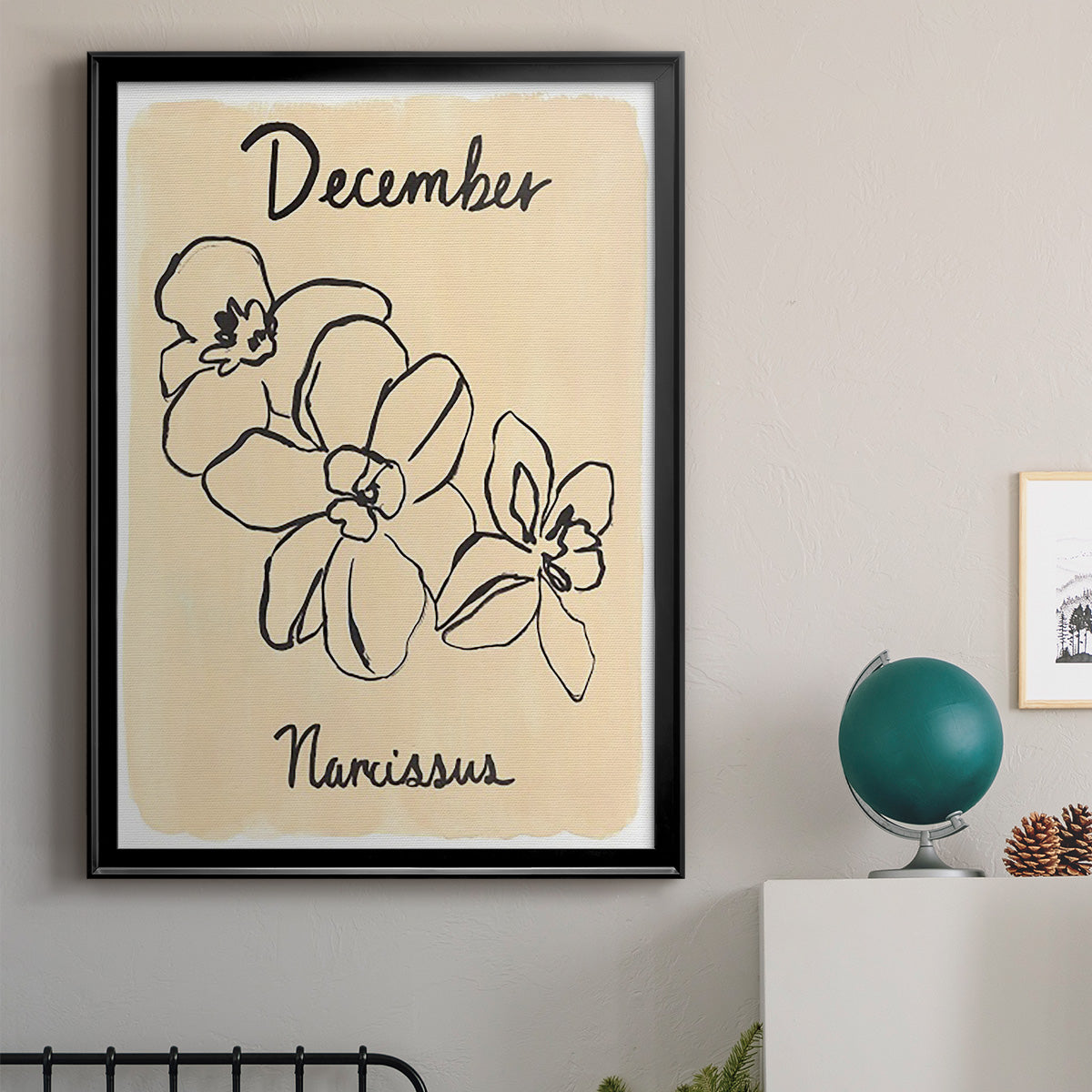 Birth Month XII Premium Framed Print - Ready to Hang