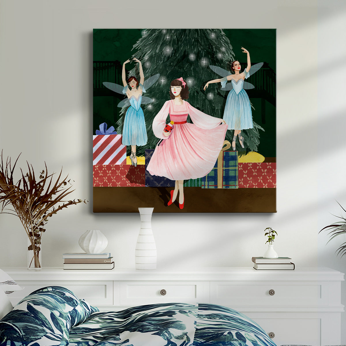 Christmas Nutcracker II-Premium Gallery Wrapped Canvas - Ready to Hang