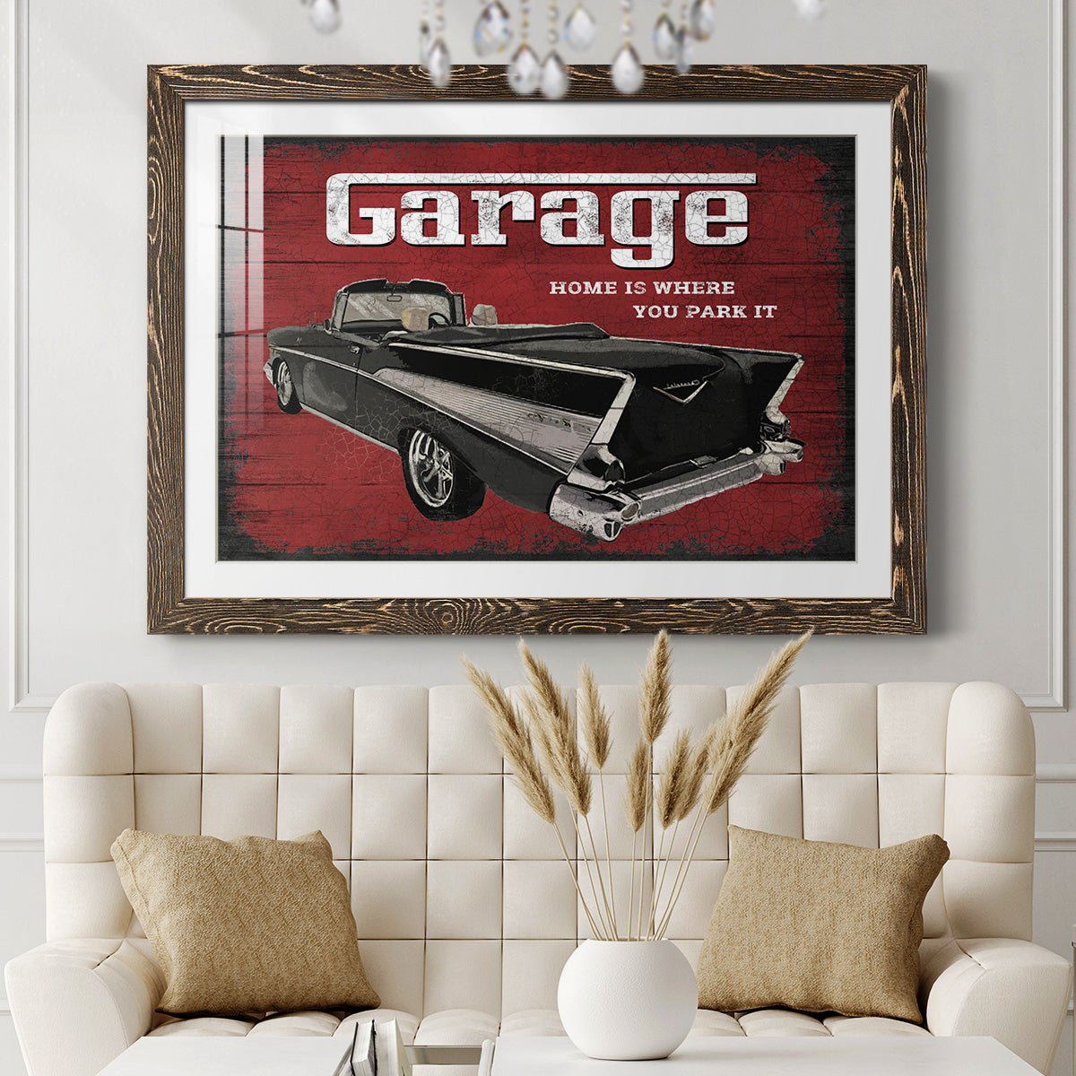 The Garage-Premium Framed Print - Ready to Hang