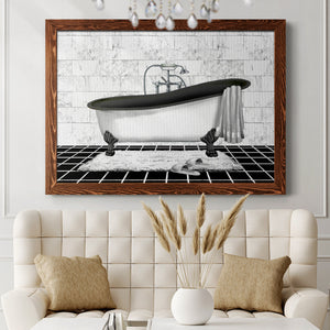 Modern Bath II-Premium Framed Canvas - Ready to Hang