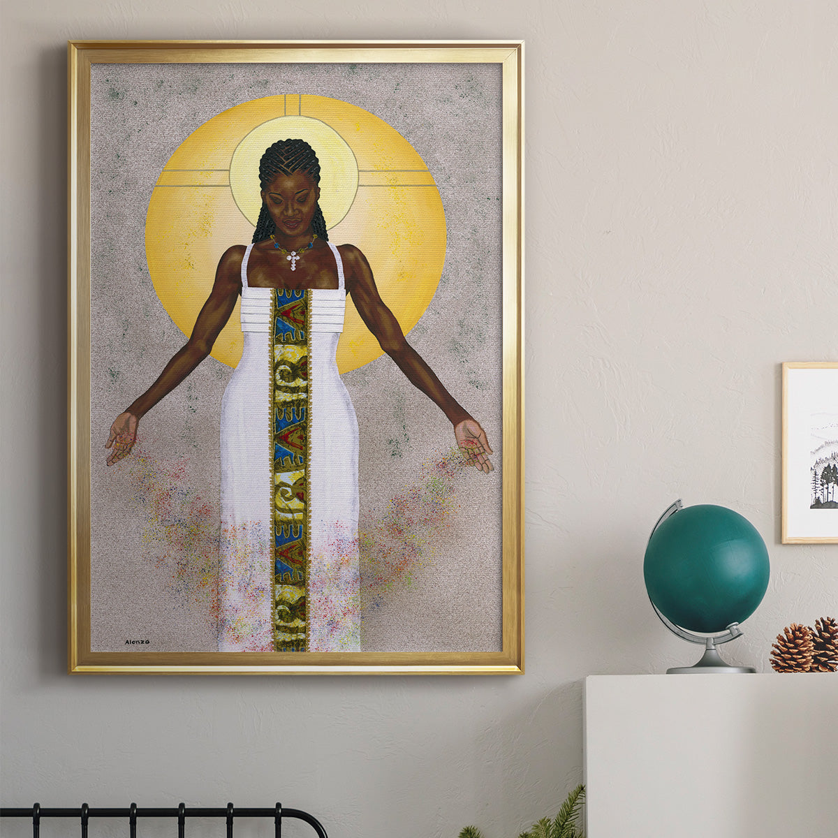 Her Peace Premium Framed Print - Ready to Hang