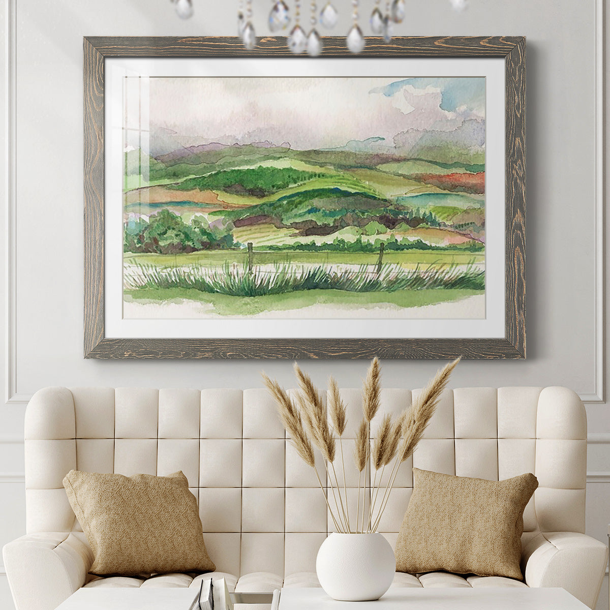 Bennachie Rain I-Premium Framed Print - Ready to Hang