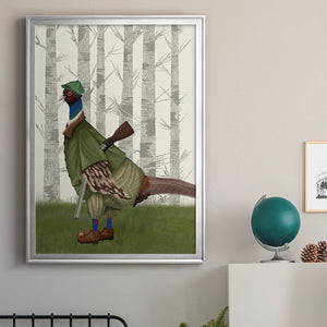 Pheasant Shooting Party 1 Premium Framed Print - Ready to Hang