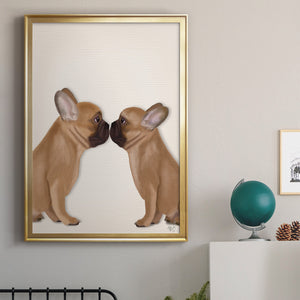 Sepia Botanical Journal I - Modern Framed Canvas Print