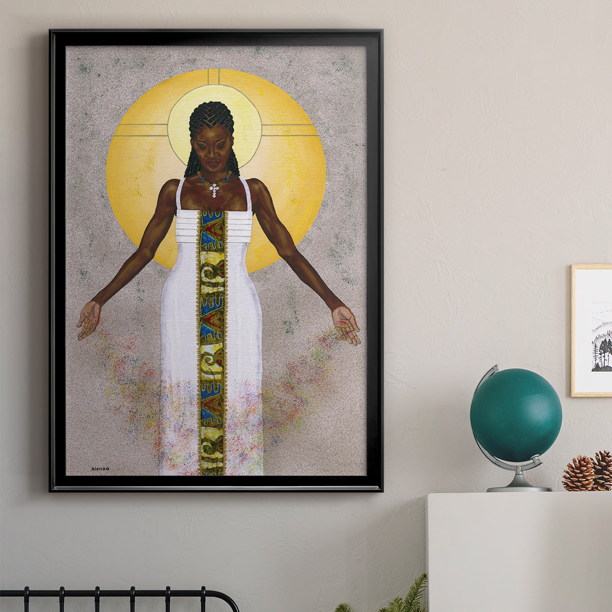 Her Peace Premium Framed Print - Ready to Hang