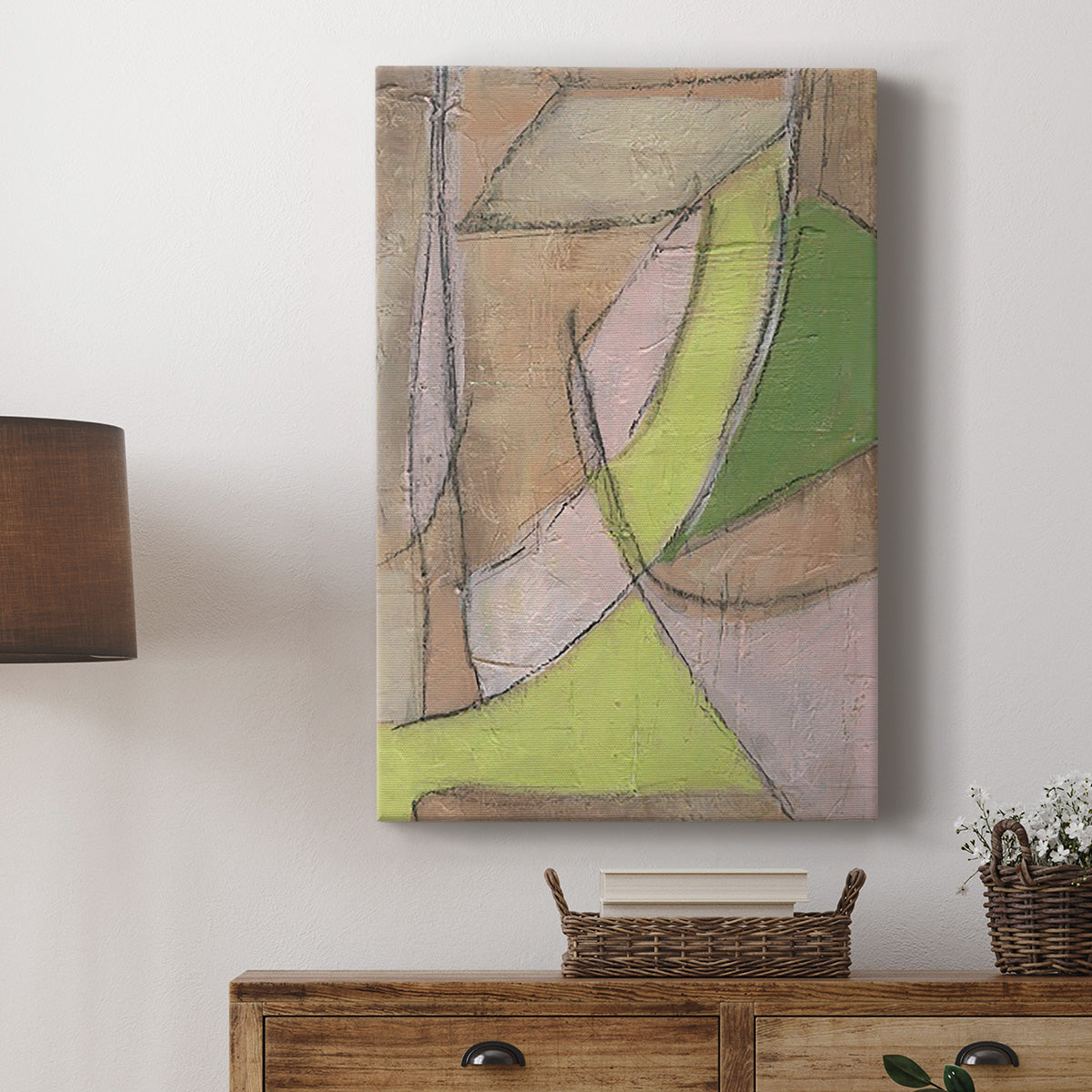Many Layers II Premium Gallery Wrapped Canvas - Ready to Hang