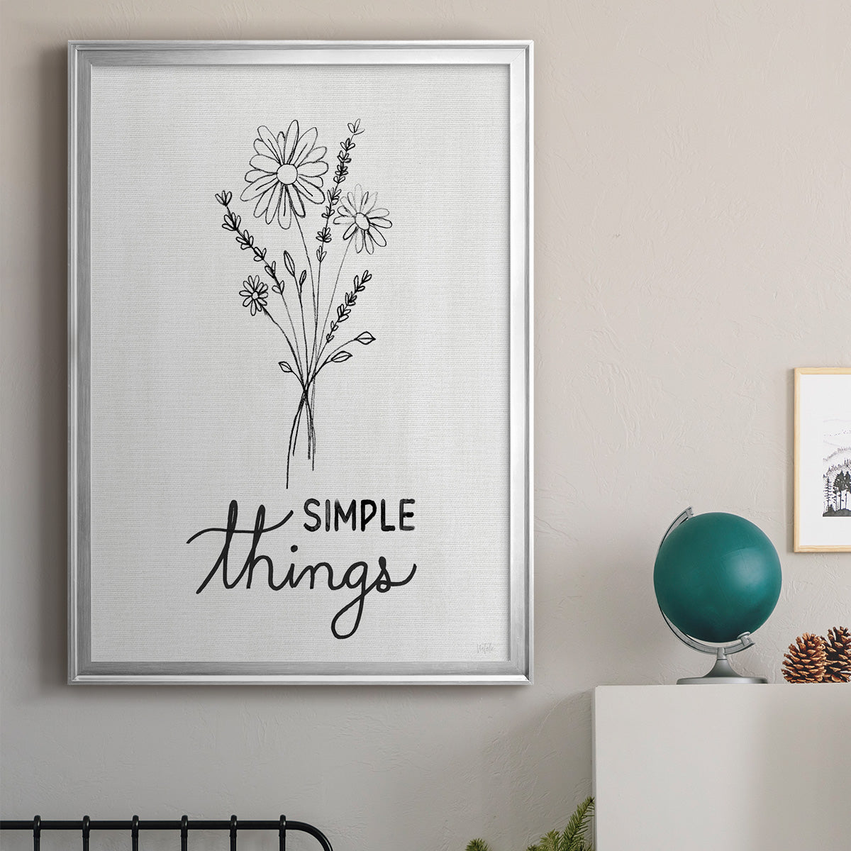 Simple Things Sketch Premium Framed Print - Ready to Hang