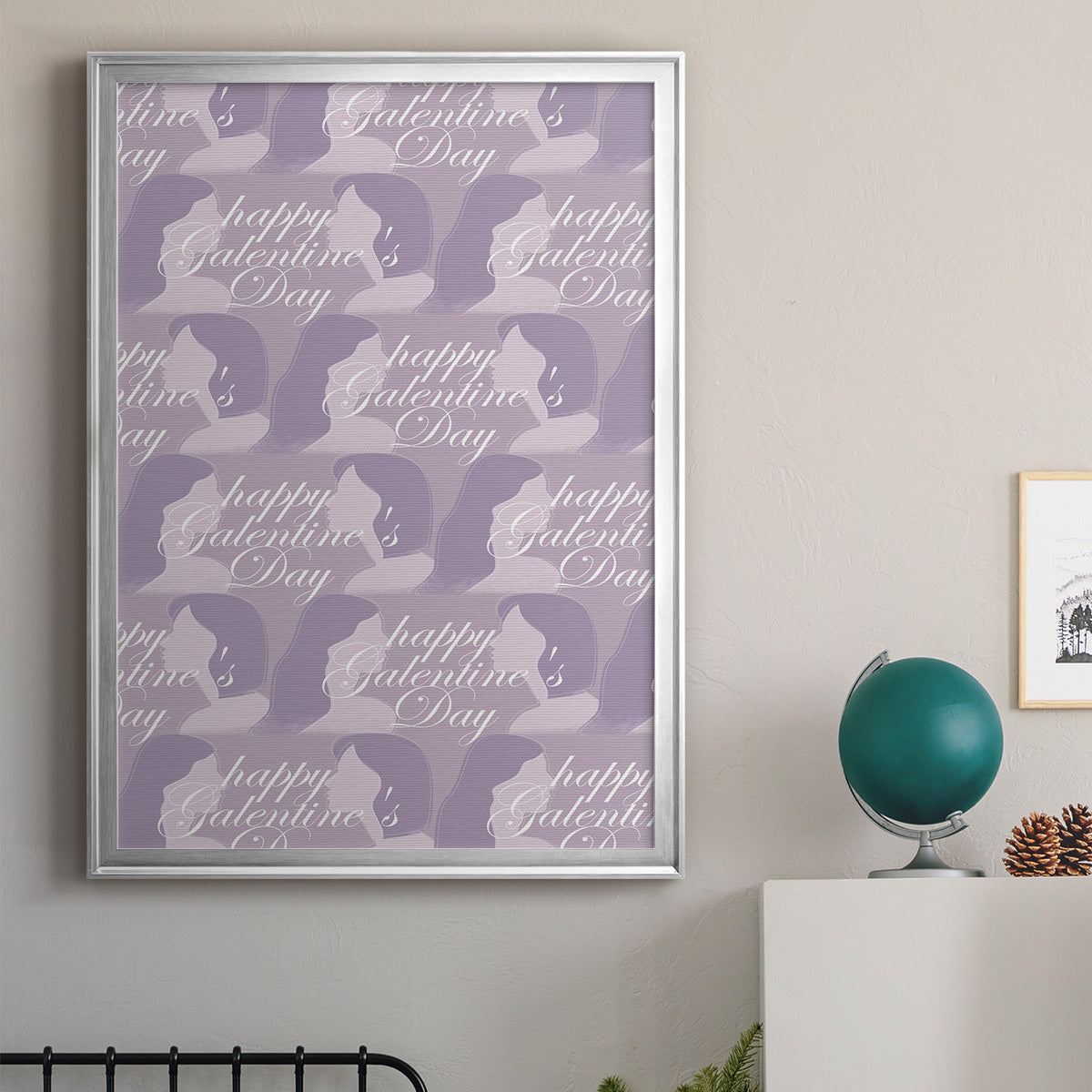 Happy Galentine's Day Collection E Premium Framed Print - Ready to Hang