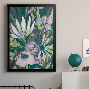 Purple Jungle Garden I Premium Framed Print - Ready to Hang
