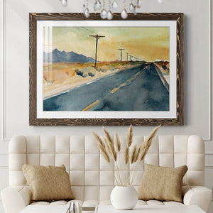 Deserted Highway II-Premium Framed Print - Ready to Hang