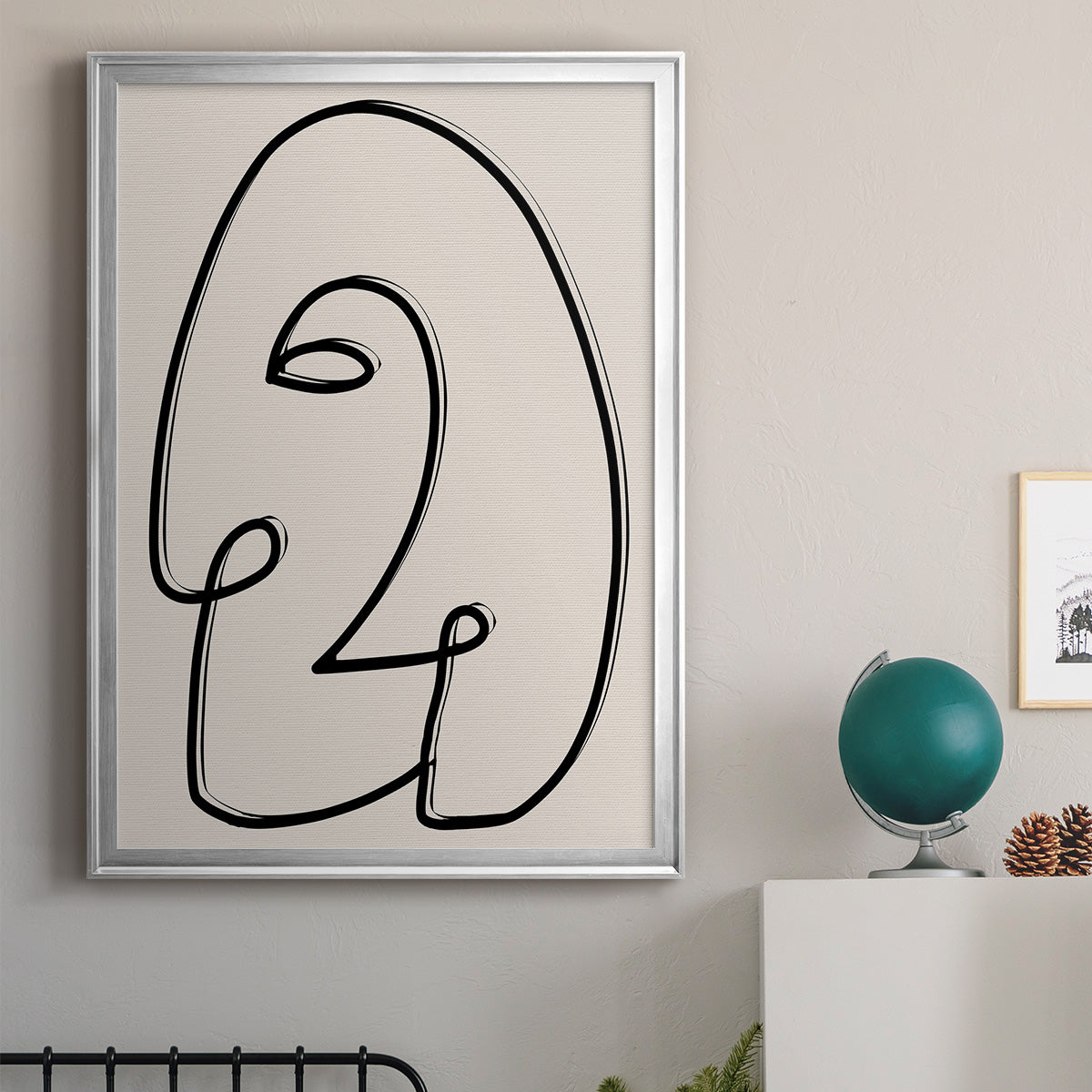 Face It II Premium Framed Print - Ready to Hang
