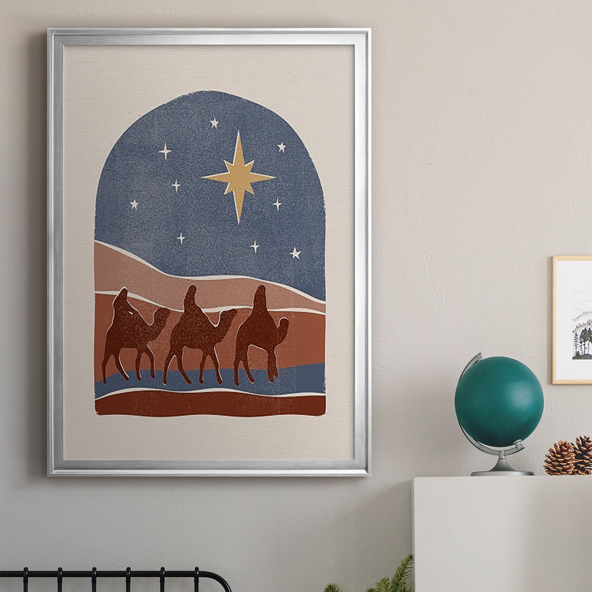 Boho Nativity II Premium Framed Print - Ready to Hang