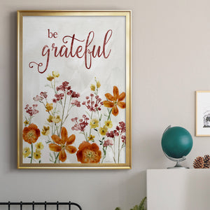Grateful Catalina Bouquet Premium Framed Print - Ready to Hang