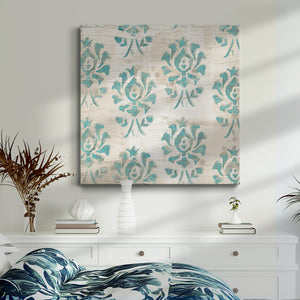 Serene Cerulean IX-Premium Gallery Wrapped Canvas - Ready to Hang