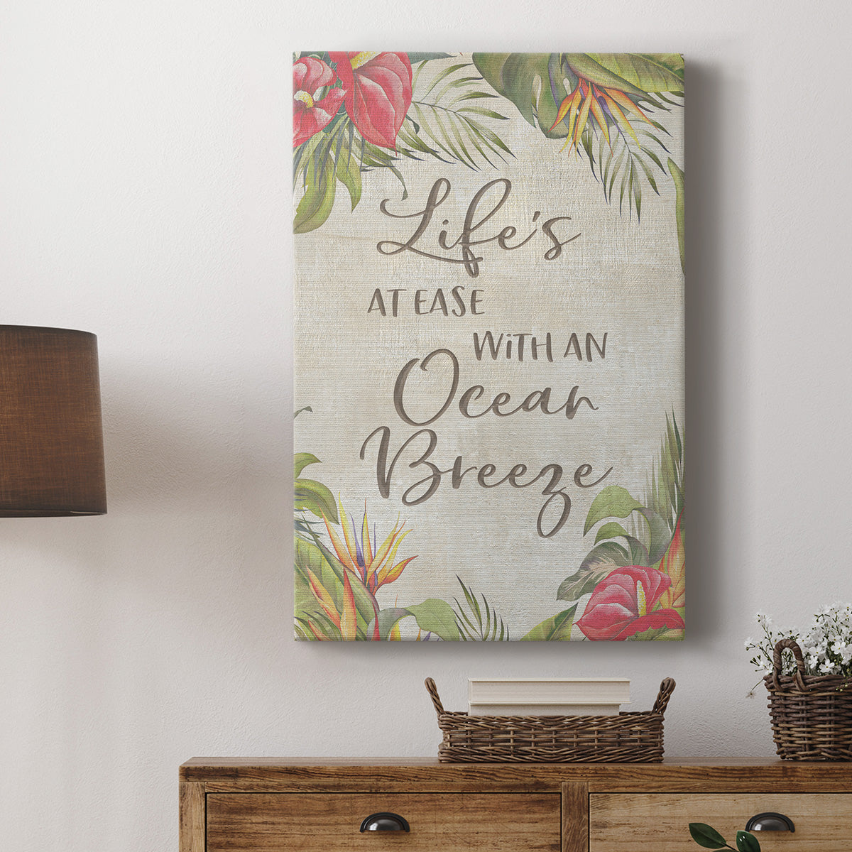 Life's At Ease Premium Gallery Wrapped Canvas - Ready to Hang