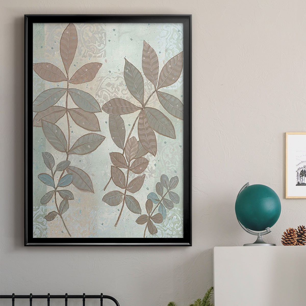 Leaf Cluster I Premium Framed Print - Ready to Hang