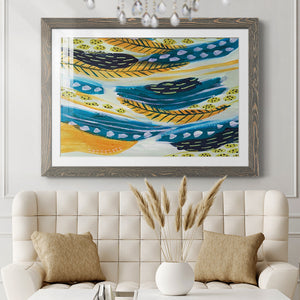Feathery I-Premium Framed Print - Ready to Hang