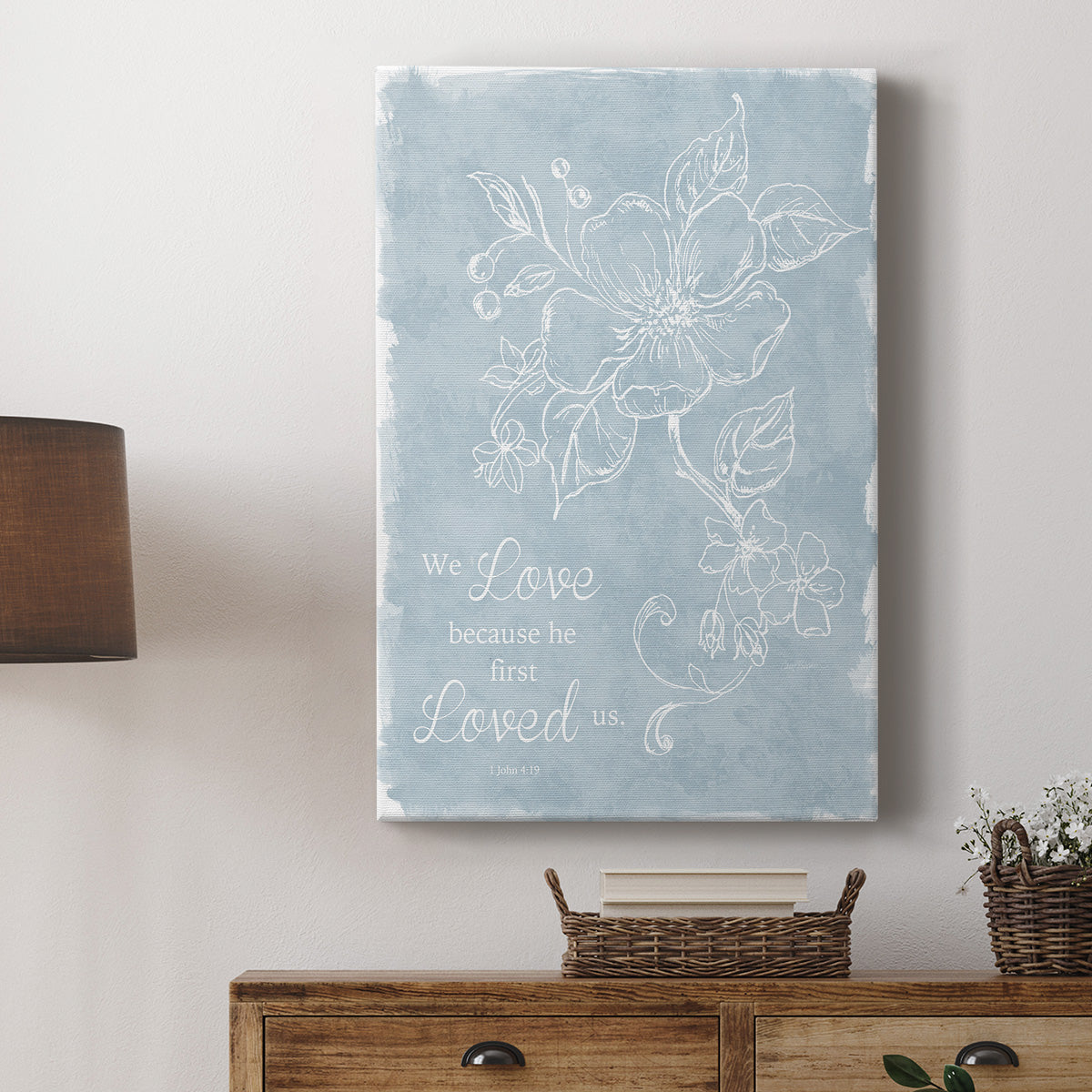 Loved Us First Premium Gallery Wrapped Canvas - Ready to Hang