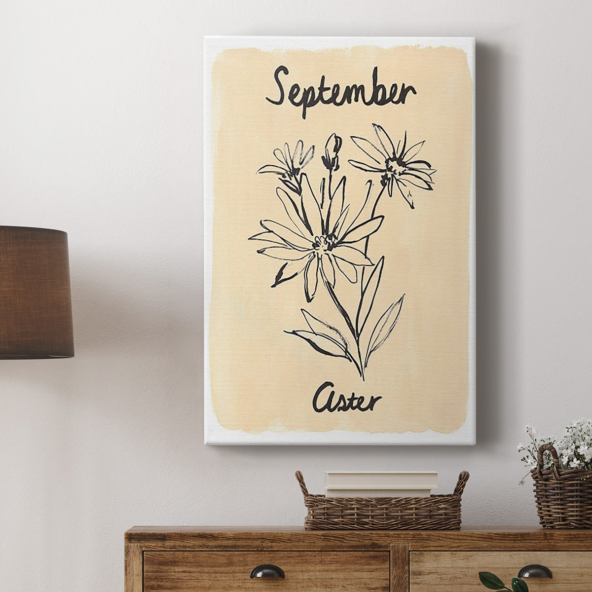 Birth Month IX Premium Gallery Wrapped Canvas - Ready to Hang