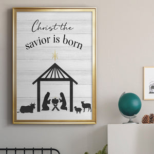 The Savior is Born Premium Framed Print - Ready to Hang