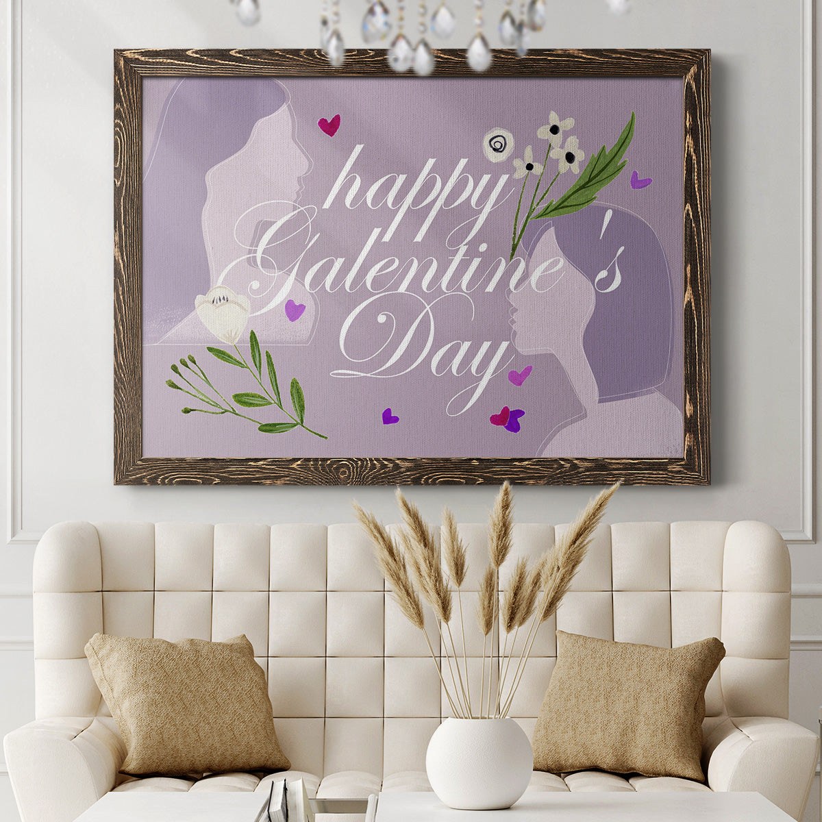 Happy Galentine's Day Collection A-Premium Framed Canvas - Ready to Hang