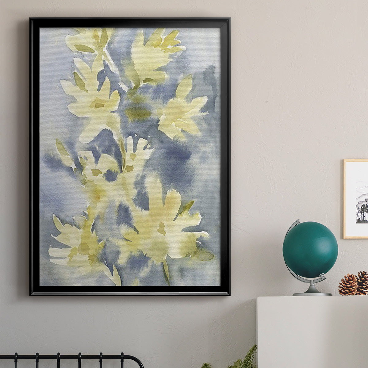 Forsythia Blooms I Premium Framed Print - Ready to Hang