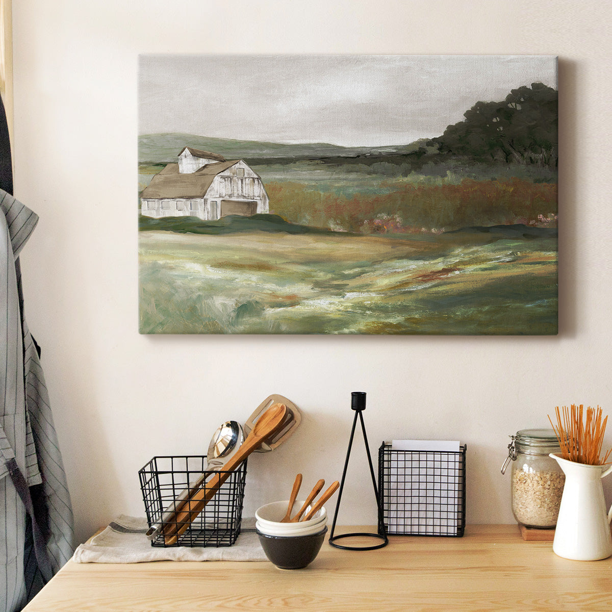 Afternoon on the Farm Premium Gallery Wrapped Canvas - Ready to Hang