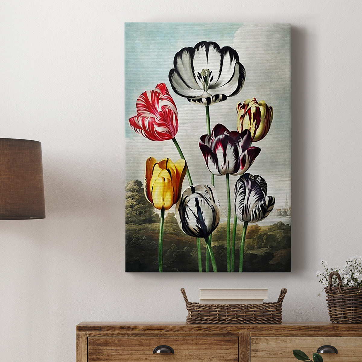 Temple of Flora VI Premium Gallery Wrapped Canvas - Ready to Hang