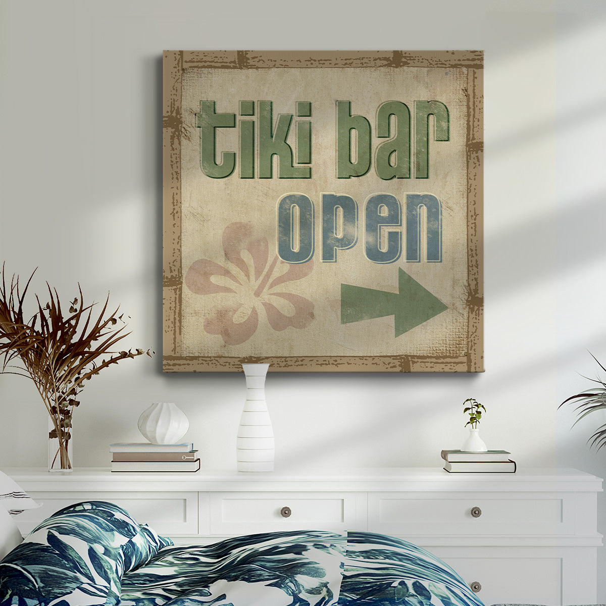 Beach Sign VI-Premium Gallery Wrapped Canvas - Ready to Hang