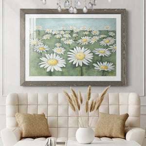 Field of Flowers-Premium Framed Print - Ready to Hang
