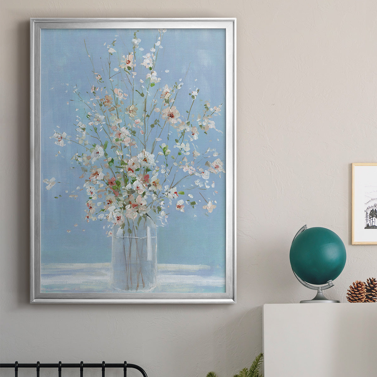 Cherry Blossom Arrangement Premium Framed Print - Ready to Hang