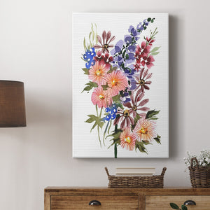 Garden Bouquets III Premium Gallery Wrapped Canvas - Ready to Hang