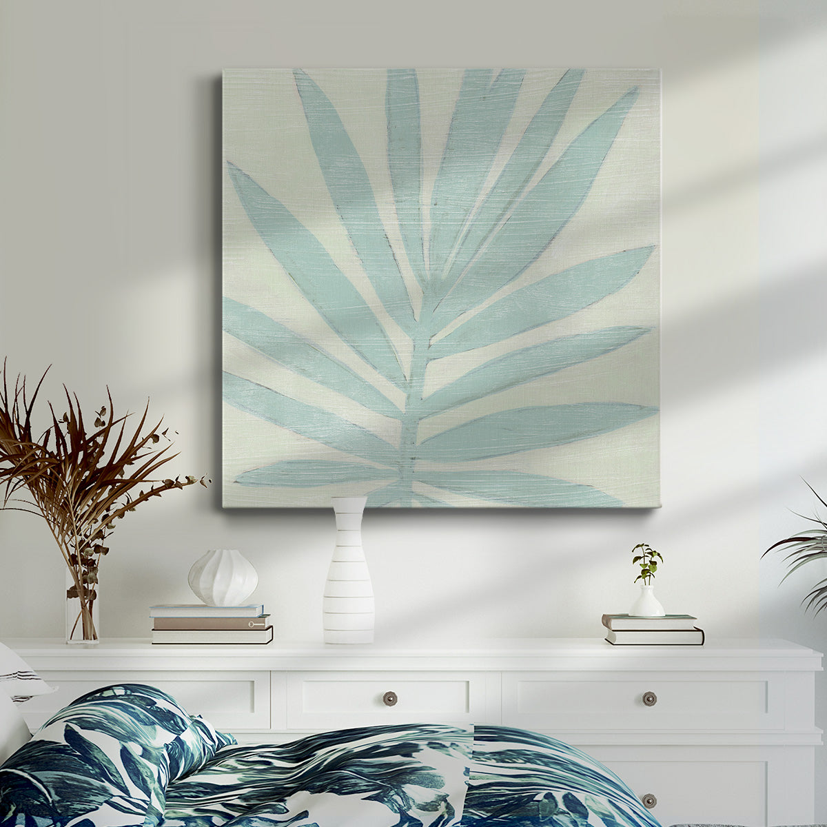 Spa Palms V-Premium Gallery Wrapped Canvas - Ready to Hang