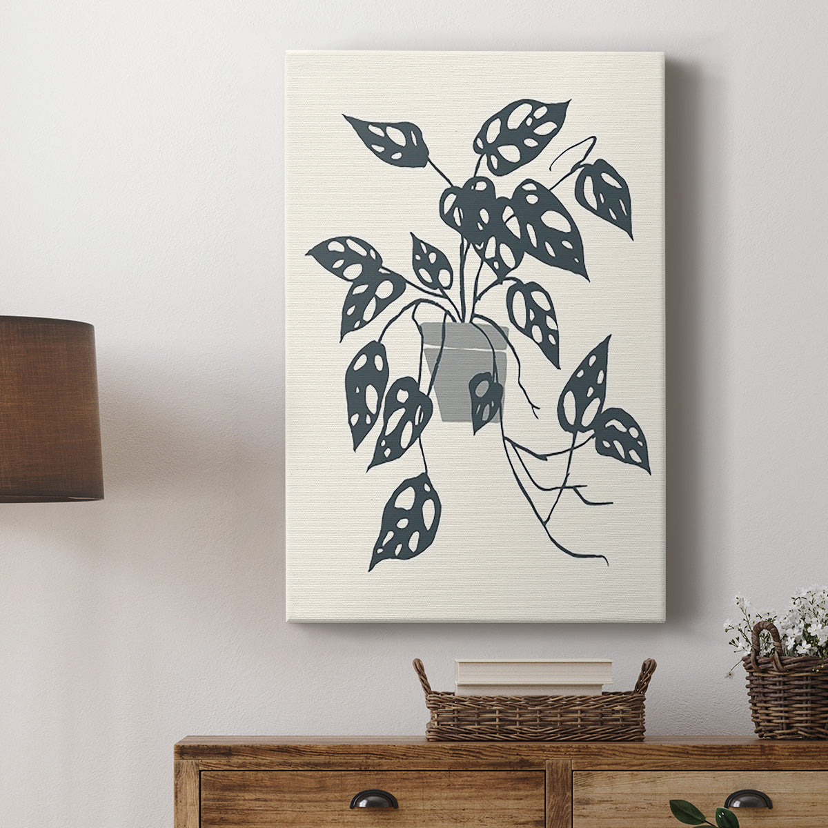 Growing Leaves I Premium Gallery Wrapped Canvas - Ready to Hang