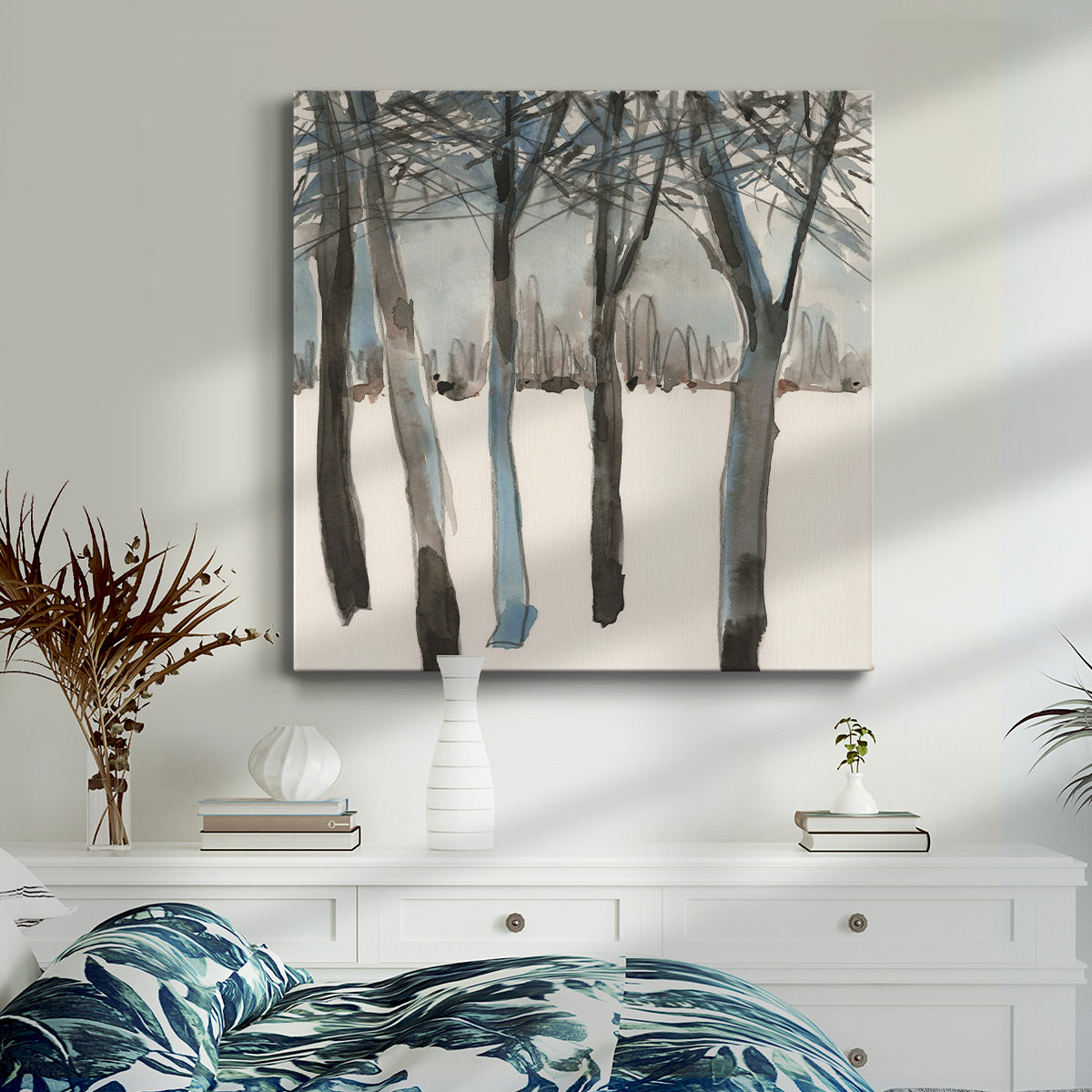Winter Treeline I-Premium Gallery Wrapped Canvas - Ready to Hang