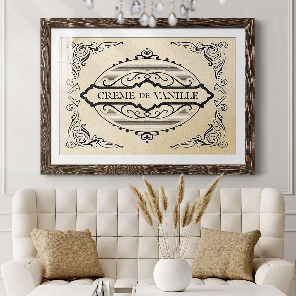 Antique French Label II-Premium Framed Print - Ready to Hang